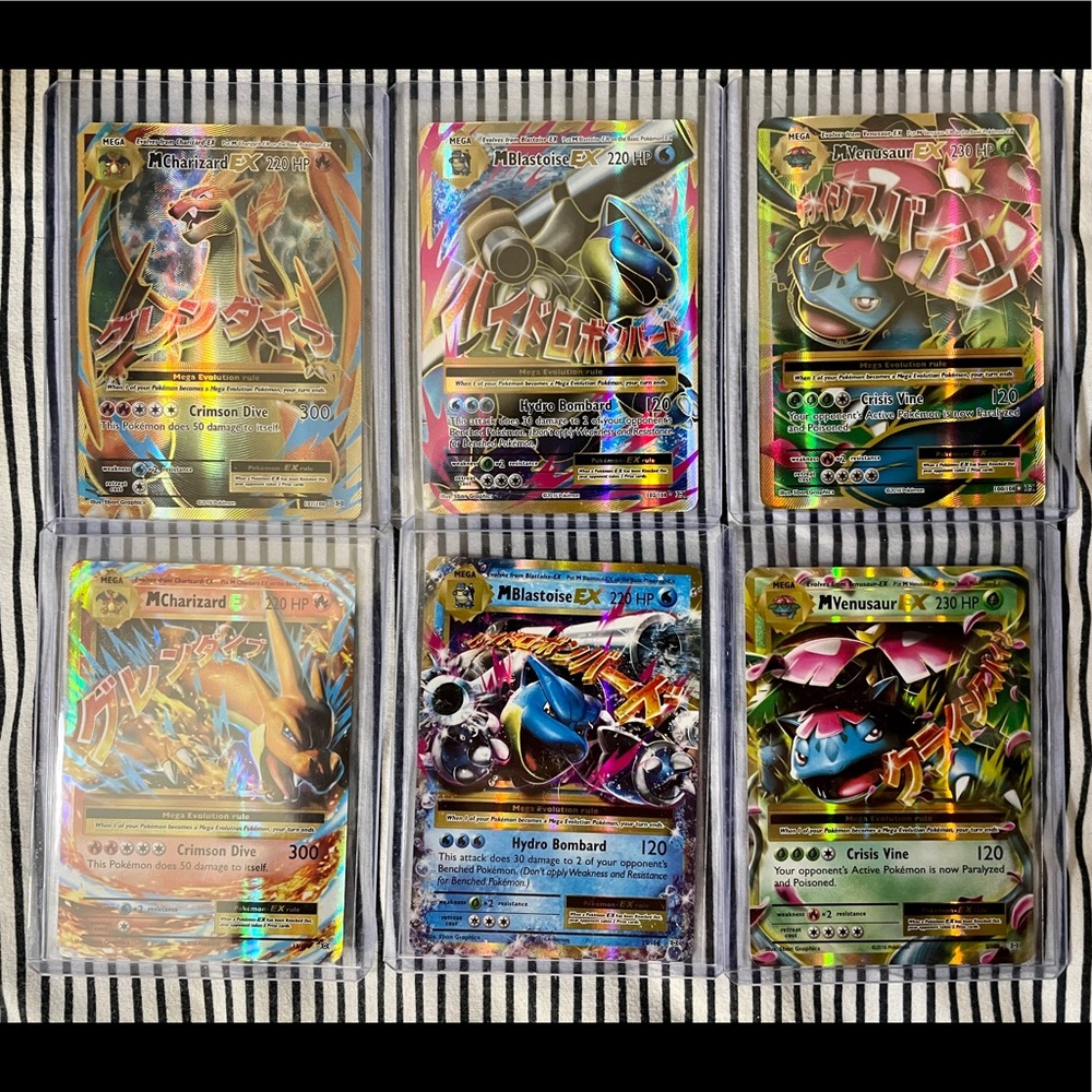 COPY - Mega EX Full Art and Half Art Mint Pokémon…